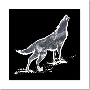 Pour Painted Wolf Posters and Art